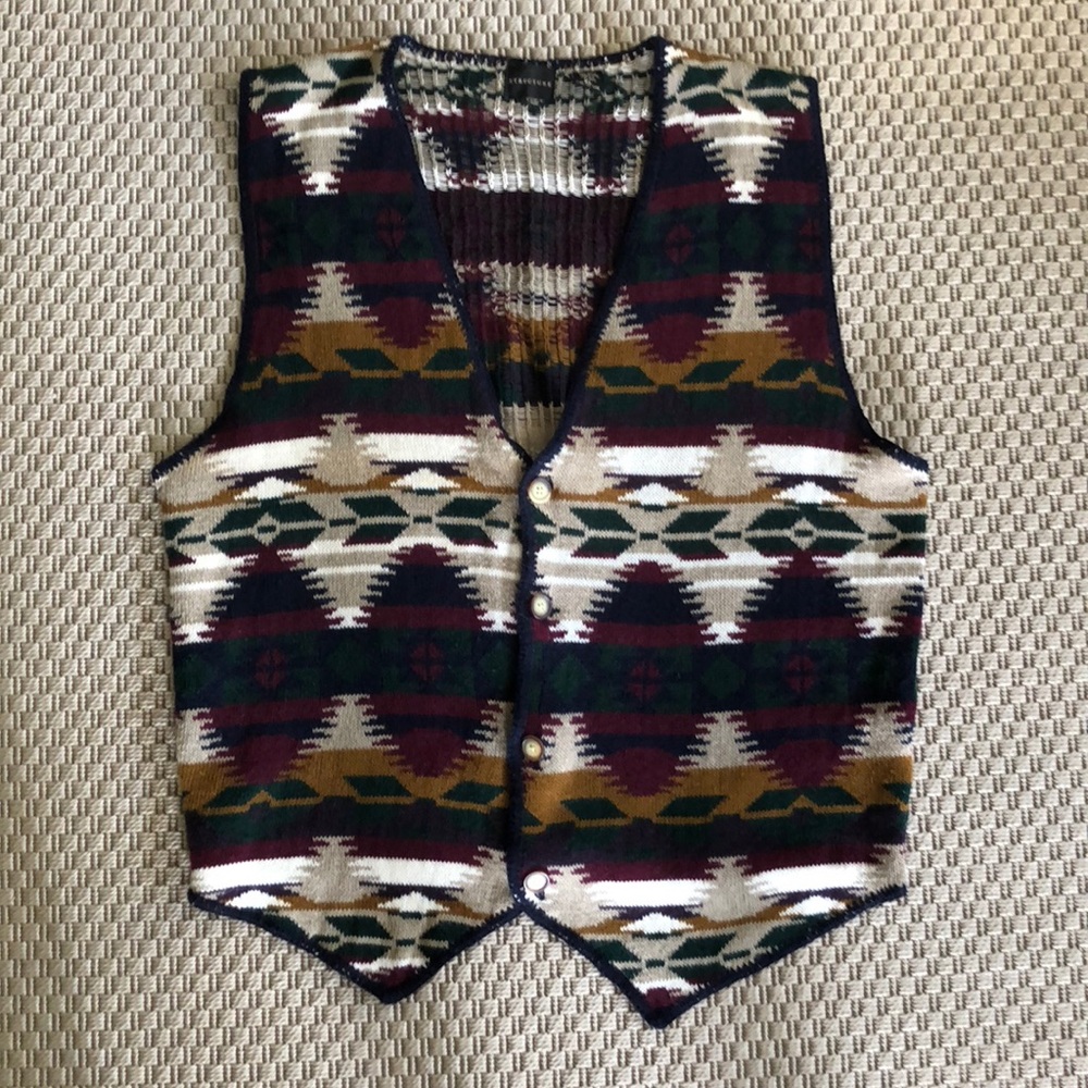 Men’s XL Southwest Style Knitted Vest